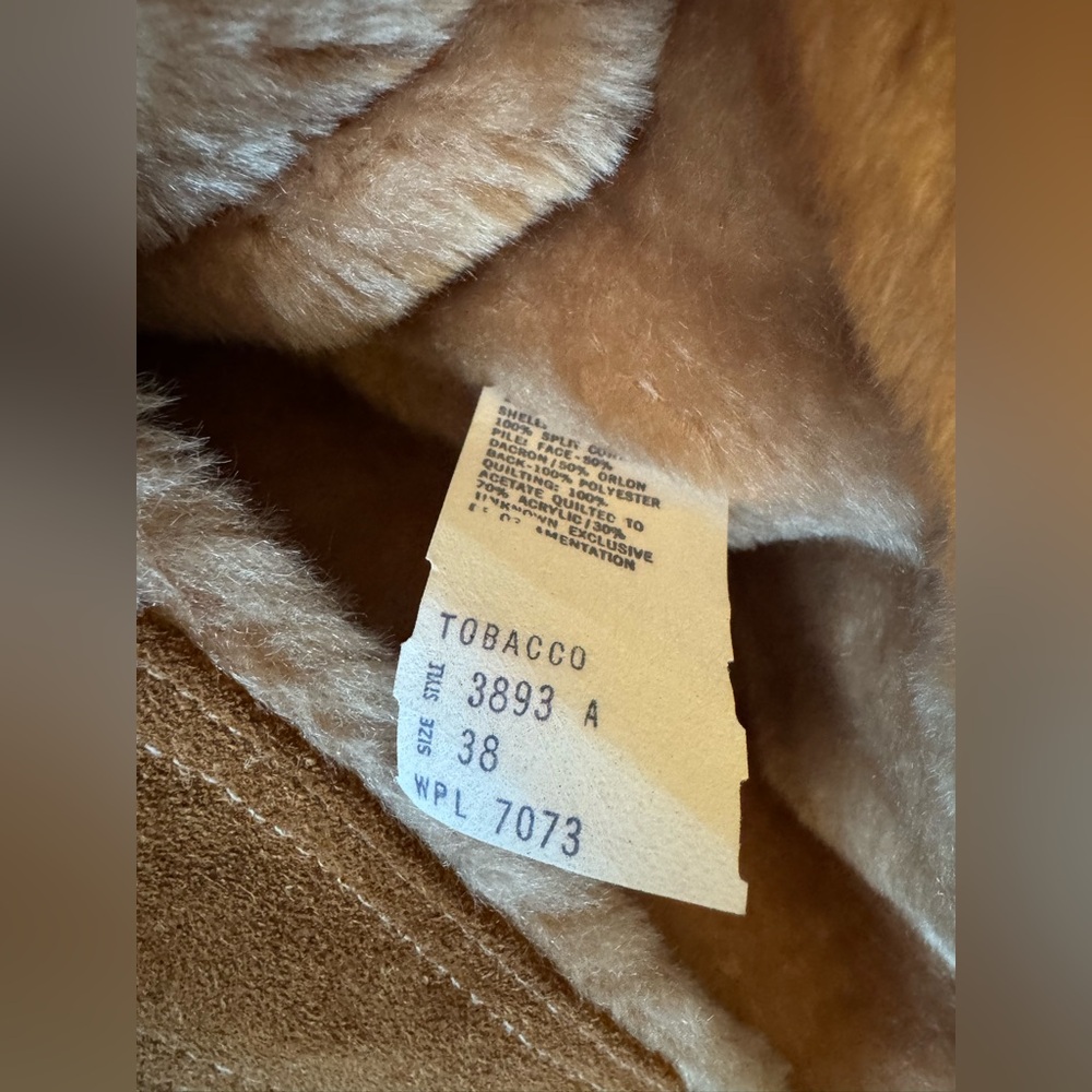 Vintage JC Penny Genuine Leather Split Cowhide Jacket - Picture 5 of 5